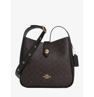 Hadley Bucket Bag Small Walnut/Black