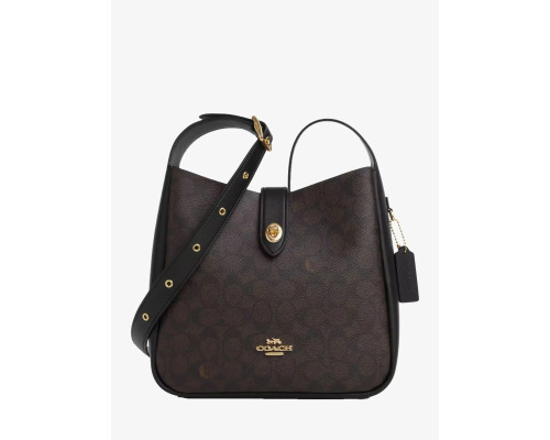 Coach Hadley Bucket Bag Small Walnut/Black