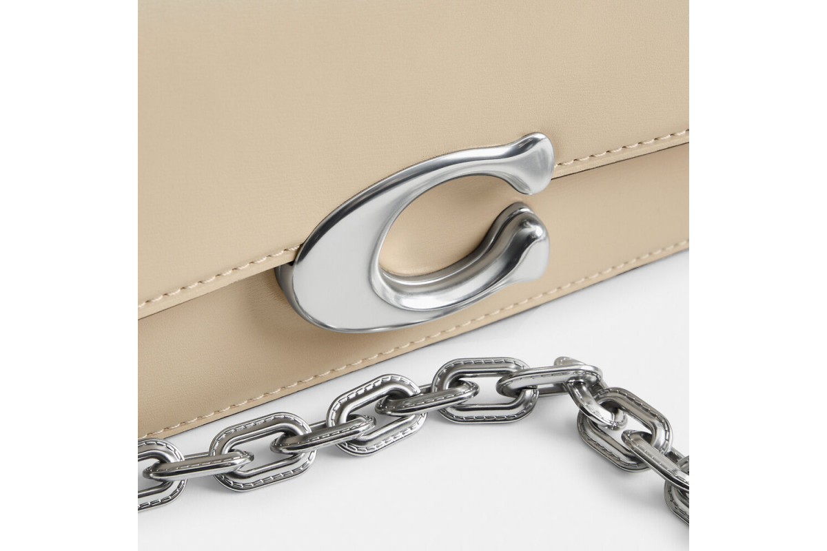 Coach Idol Bag 23 Silver Ivory