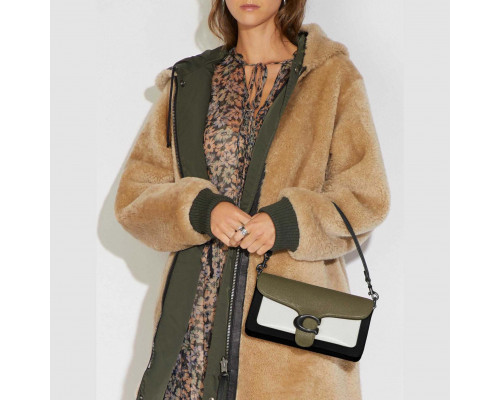 Coach Tabby Shoulder Bag in Colorblock - Kelp Multi/Pewter Coach Tabby Shoulder Bag in Colorblock - Kelp Multi/Pewter
