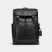 Coach League Flap Backpack - Black
