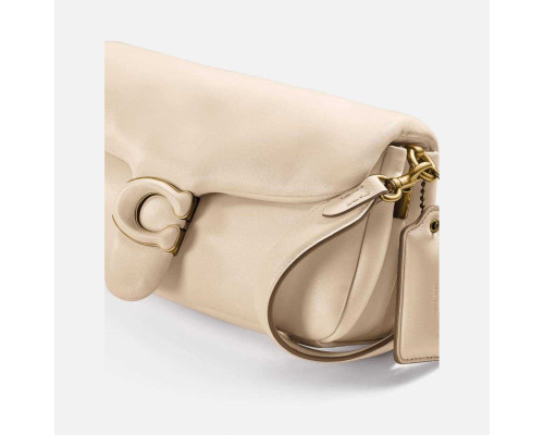 Coach Pillow Tabby Shoulder Bag 26 - Brass/Ivory