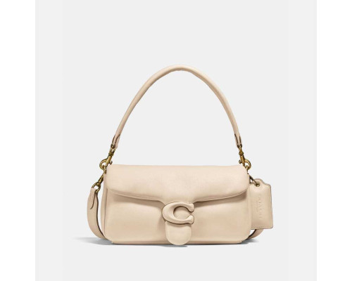 Coach Pillow Tabby Shoulder Bag 26 - Brass/Ivory