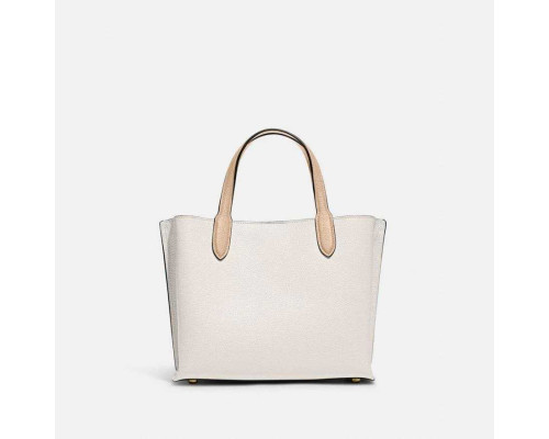 Coach Willow Tote 24 In Colorblock - B4/Chalk Multi Coach Willow Tote 24 In Colorblock - B4/Chalk Multi