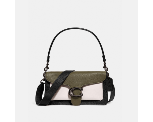 Coach Tabby Shoulder Bag in Colorblock - Kelp Multi/Pewter Coach Tabby Shoulder Bag in Colorblock - Kelp Multi/Pewter