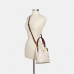 Coach Small Town Bucket Bag With Heart Floral Print - Im/Chalk Multi/Wine