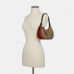 Coach Kleo Hobo In Signature Canvas - Gold/Khaki