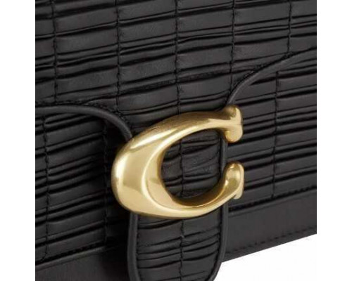 Coach Tabby Shoulder Bag 26 With Pleating - Brass/Black Coach Tabby Shoulder Bag 26 With Pleating - Brass/Black