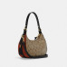 Coach Kleo Hobo In Signature Canvas - Gold/Khaki