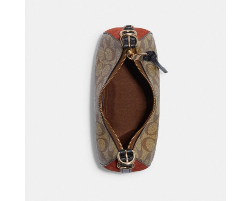 Coach Kleo Hobo In Signature Canvas - Gold/Khaki Coach Kleo Hobo In Signature Canvas - Gold/Khaki
