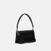 Coach Tabby Shoulder Bag 26 With Signature Canvas - Brass/Tan black