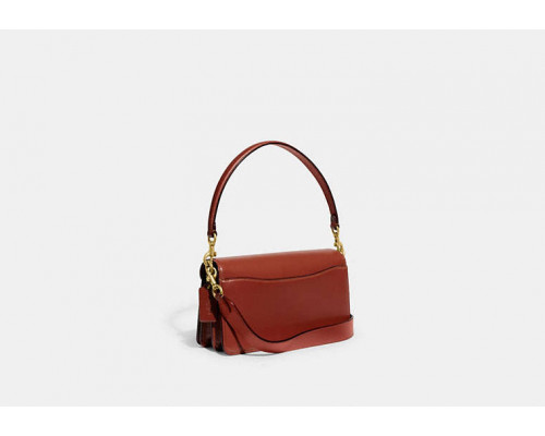 Coach Tabby Shoulder Bag 26 In Signature Canvas - Brass/Tan/Rust