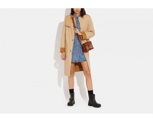 Coach Tabby Shoulder Bag 26 In Signature Canvas - Brass/Tan/Rust