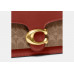 Coach Tabby Shoulder Bag 26 In Signature Canvas - Brass/Tan/Rust