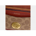 Coach Tabby Shoulder Bag 20 In Signature Canvas - Brass/Tan/Rust
