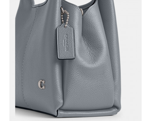 Coach Lana Shoulder Bag 23 - Silver/Grey Blue Coach Lana Shoulder Bag 23 - Silver/Grey Blue