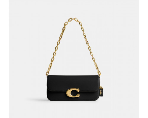 Coach Idol Bag 23 - Brass/Black Coach Idol Bag 23 - Brass/Black