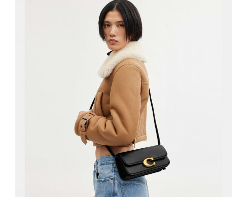 Coach Idol Bag 23 - Brass/Black Coach Idol Bag 23 - Brass/Black