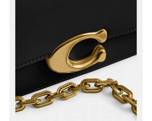 Coach Idol Bag 23 - Brass/Black Coach Idol Bag 23 - Brass/Black