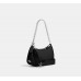 Coach Teri Shoulder Bag With Signature Quilting - Smooth Leather/Silver/Black