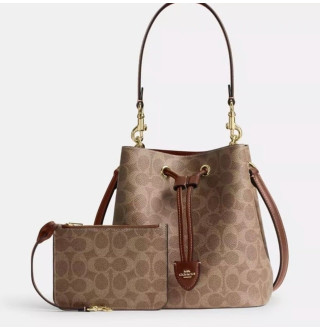 Rowan Bucket Bag in Signature Canvas CBH07